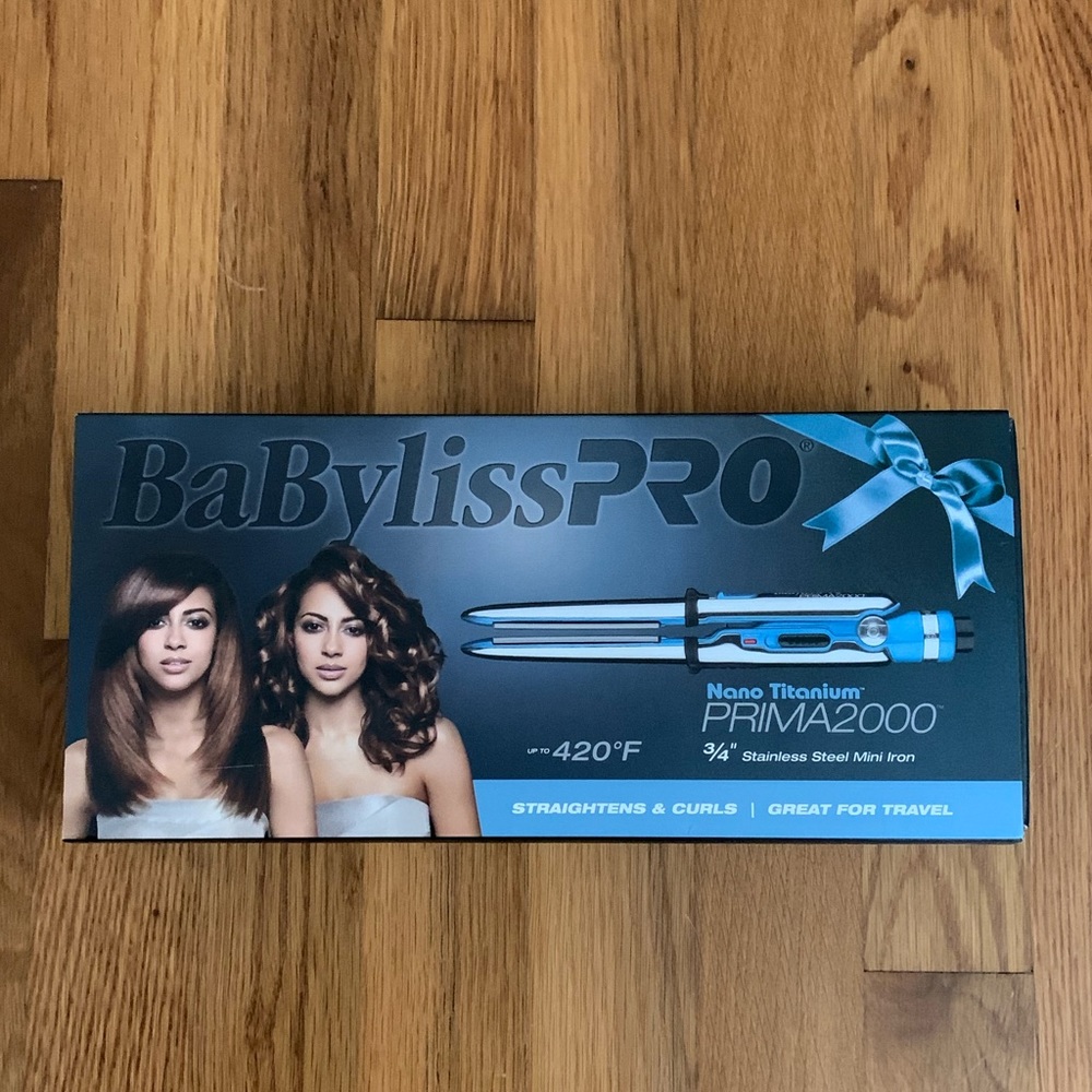 BaByLiss Pro mini hair straightener & curling iron